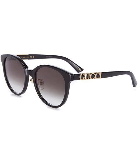 gucci 56mm round sunglasses|gucci round gradient sunglasses.